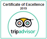 Tripadvisor Certificate of excellence 2019